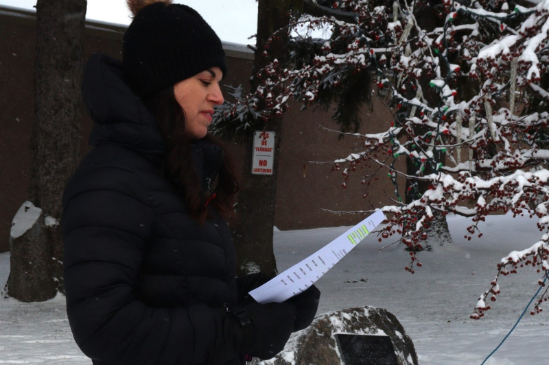 Vigile à Casselman pour les victimes de la violence faite aux femmes